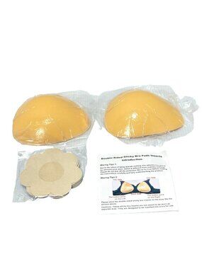 Double Sided Sticky Bra Inserts A Cup Nipple Covers Push Up Lift Silicone NEW